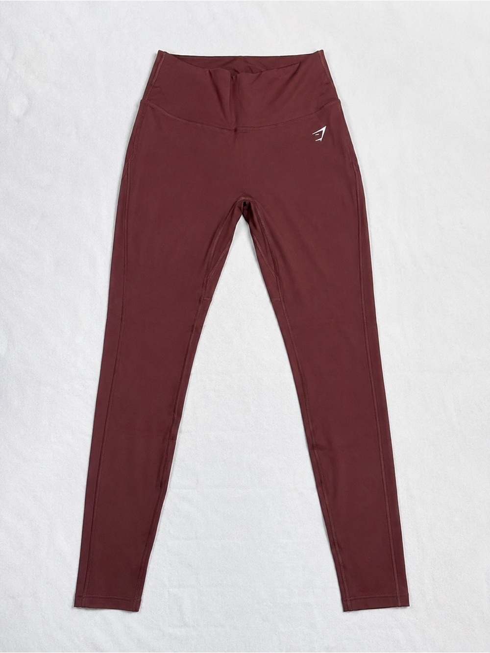 Gymshark High-Waist Leggings in Deep Maroon